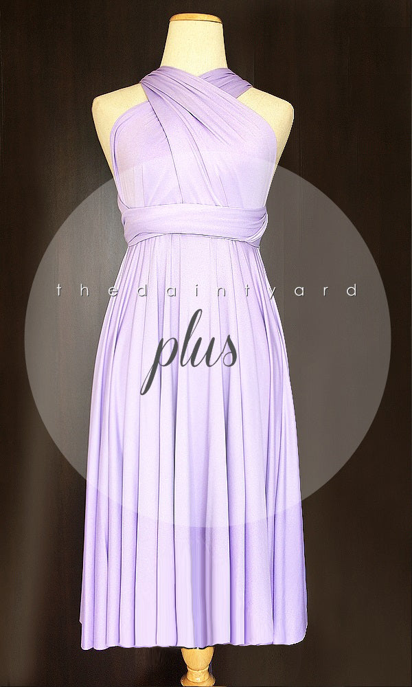 TDY Lilac Short Infinity Bridesmaid Dress – Thedaintyard