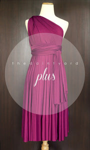 TDY Magenta Short Infinity Dress