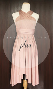 TDY Nude Pink Short Infinity Dress