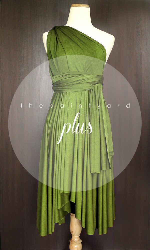 TDY Olive Short Infinity Bridesmaid Dress Thedaintyard TDY Olive Short Infinity Bridesmaid Dress Thedaintyard