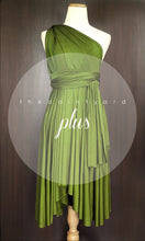 Load image into Gallery viewer, TDY Olive Short Infinity Dress