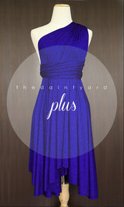 TDY Royal Blue Short Infinity Dress