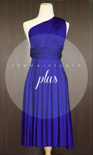 Load image into Gallery viewer, TDY Royal Blue Short Infinity Dress