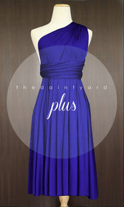 TDY Royal Blue Short Infinity Dress