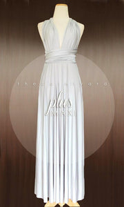 Sample Sale TDY Plus Silver Maxi Infinity Dress