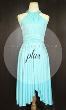 Load image into Gallery viewer, TDY Sky Blue Short Infinity Dress