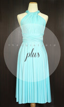 Load image into Gallery viewer, TDY Sky Blue Short Infinity Dress