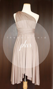 TDY Light Taupe Short Infinity Dress
