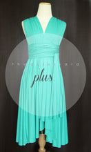 Load image into Gallery viewer, TDY Turquoise Short Infinity Dress