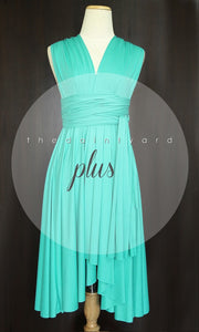 TDY Turquoise Short Infinity Dress
