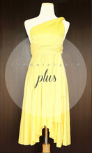 Load image into Gallery viewer, TDY Yellow Short Infinity Dress