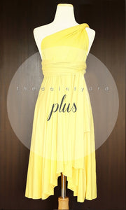 TDY Yellow Short Infinity Dress