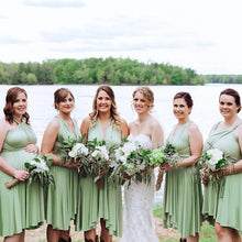 Load image into Gallery viewer, TDY Sage Green Short Infinity Dress