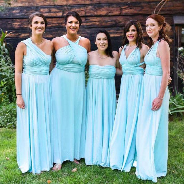TDY Sky Blue Maxi Infinity Bridesmaid Dress Thedaintyard TDY Sky Blue Maxi Infinity Bridesmaid Dress Thedaintyard
