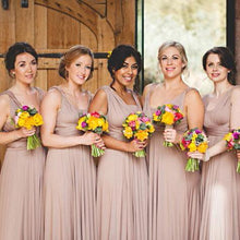 Load image into Gallery viewer, TDY Light Taupe Maxi Infinity Dress