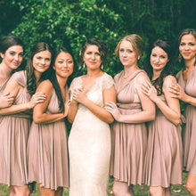 Load image into Gallery viewer, TDY Light Taupe Short Infinity Dress