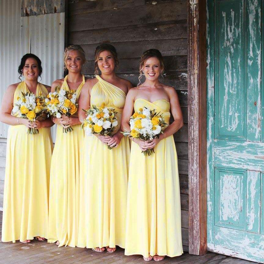 Yellow brides maid dress Clearance